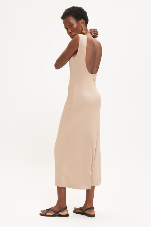 Sleeveless Backless Dress