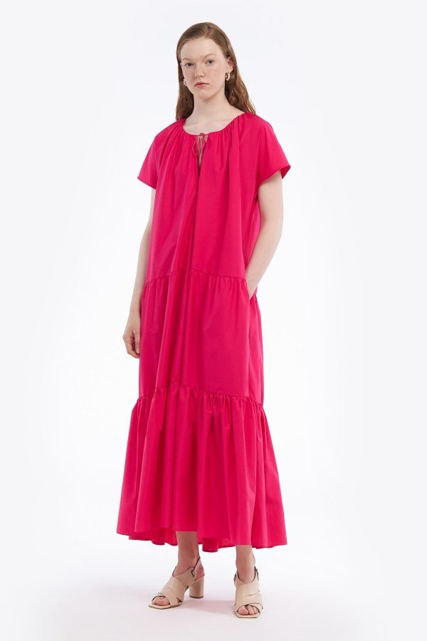 Maxi high volume dress