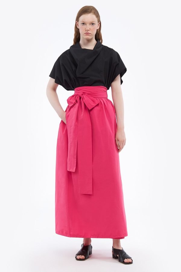 Maxi wrap skirt
