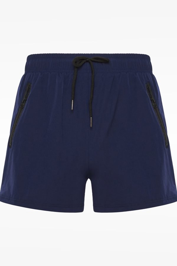 Drawstring Swim Shorts Dark Blue
