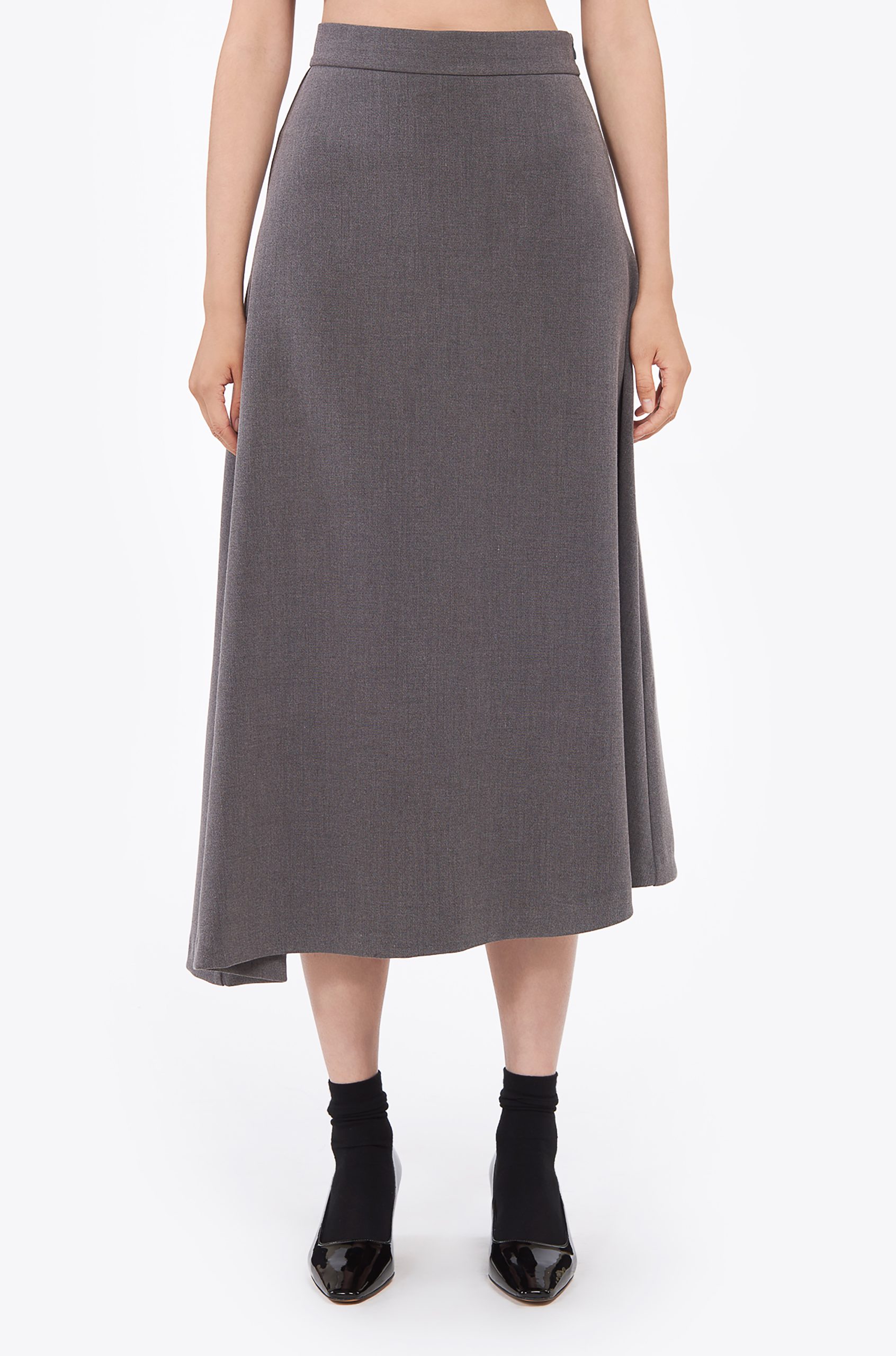 AOS Μίντι κλος ασύμμετρη φούστα