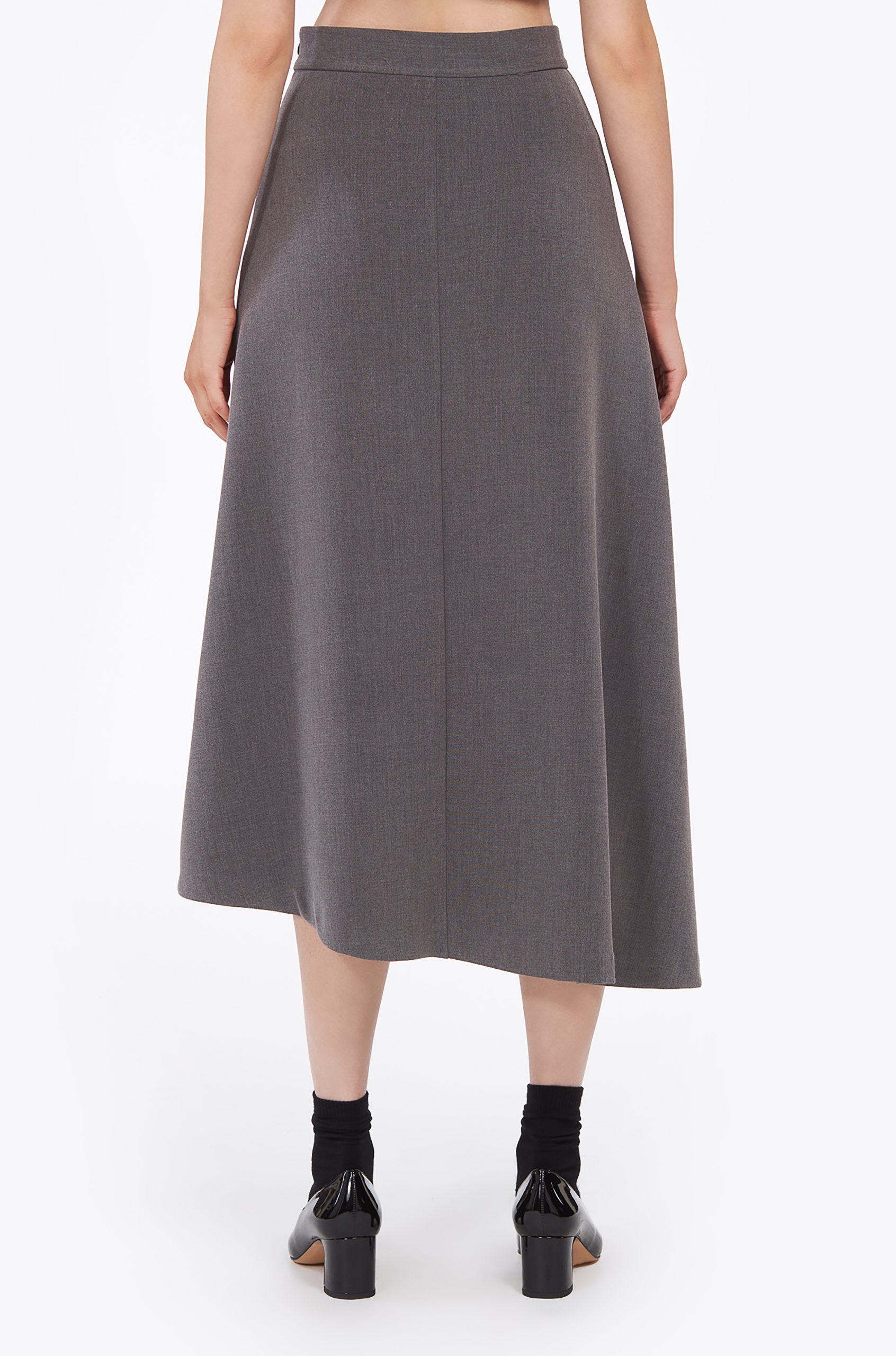 AOS Μίντι κλος ασύμμετρη φούστα