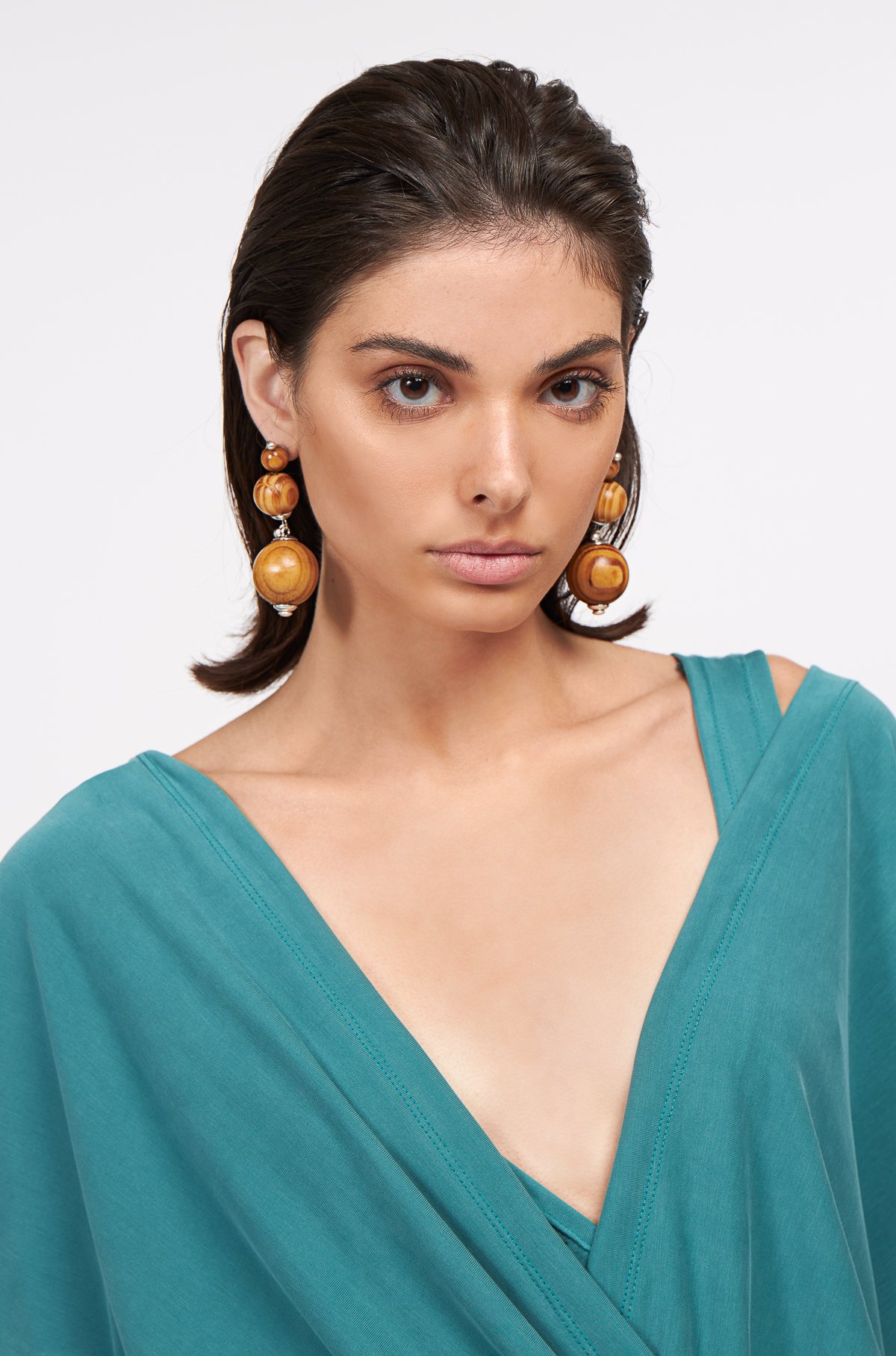 AOS Draped body teal green