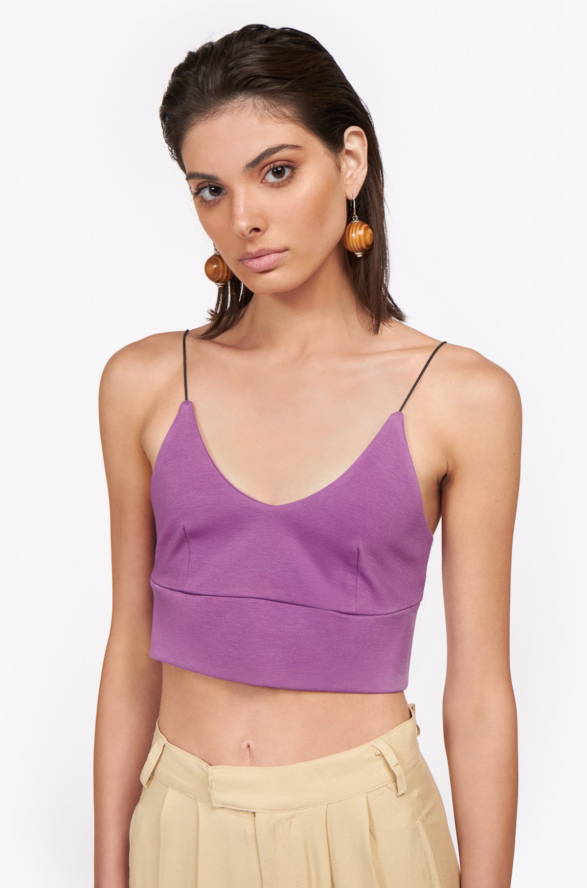 AOS Plain bustier violet