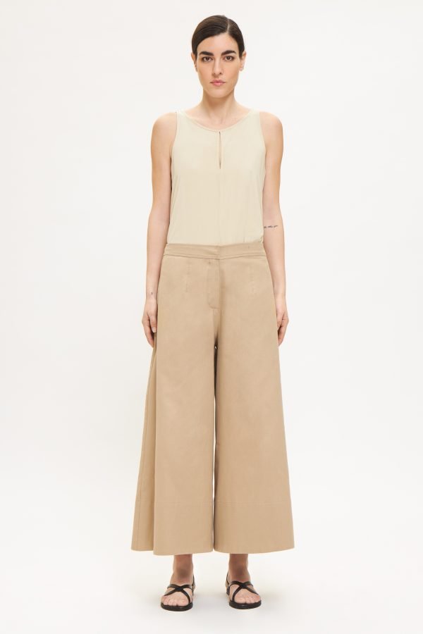 Wide Cropped Pants