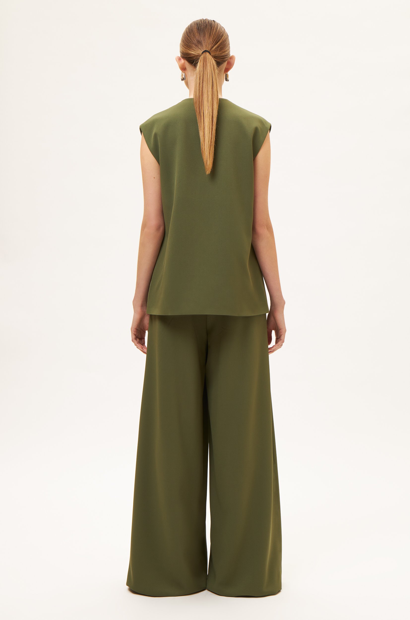 AOS Γιλέκο σε ίσια γραμμή χακί