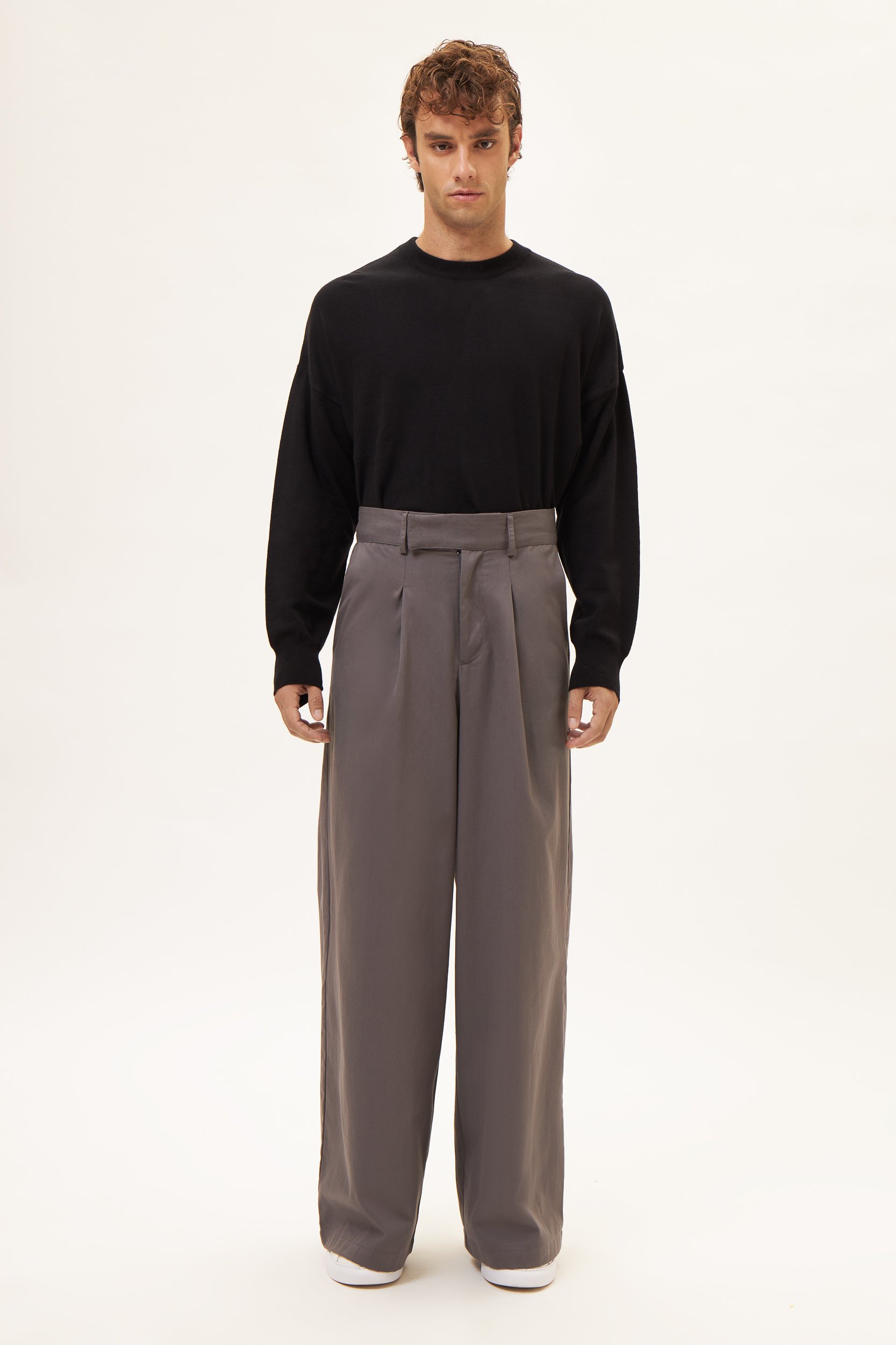 AOS Wide-Leg Trousers Grey
