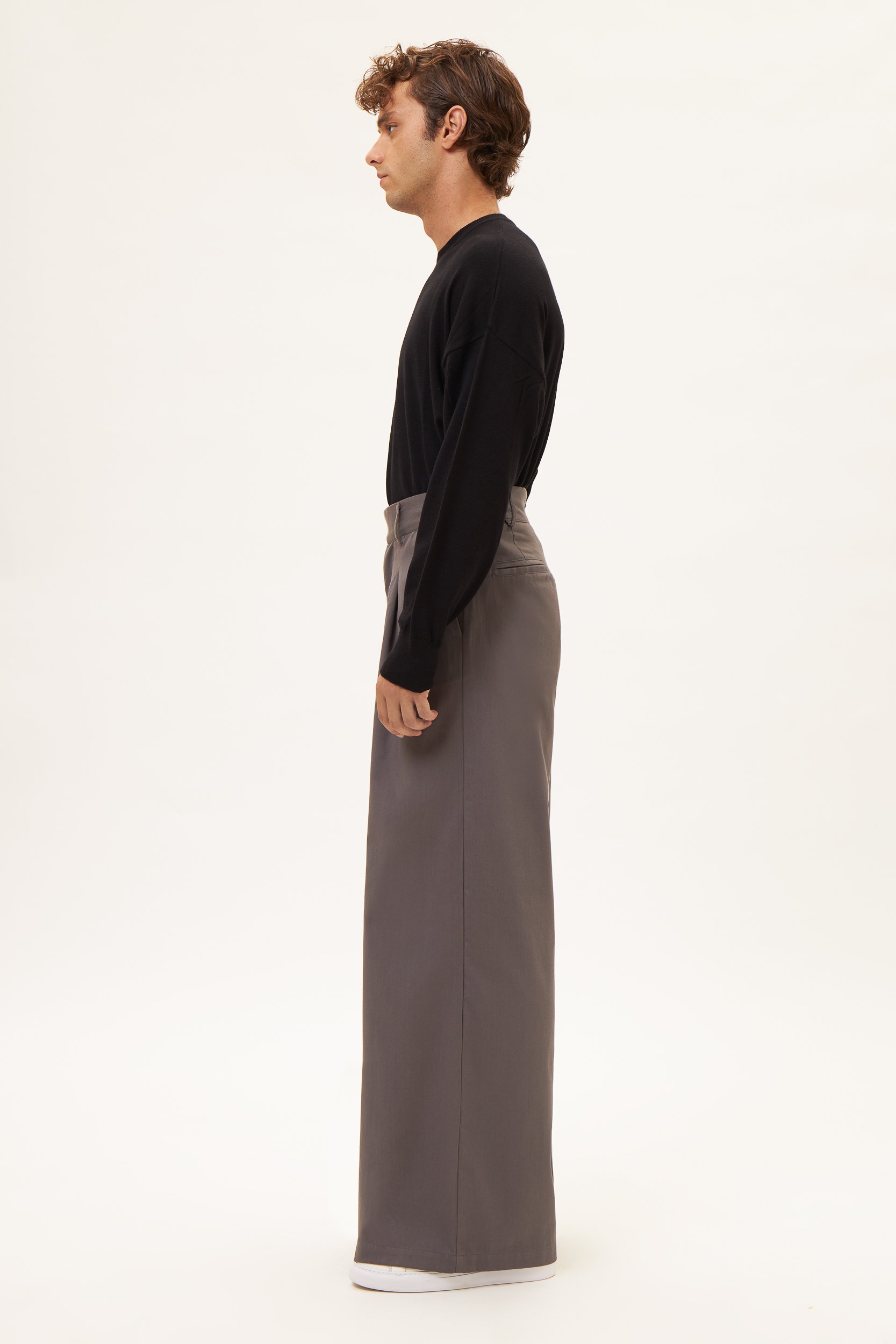AOS Wide-Leg Trousers Grey