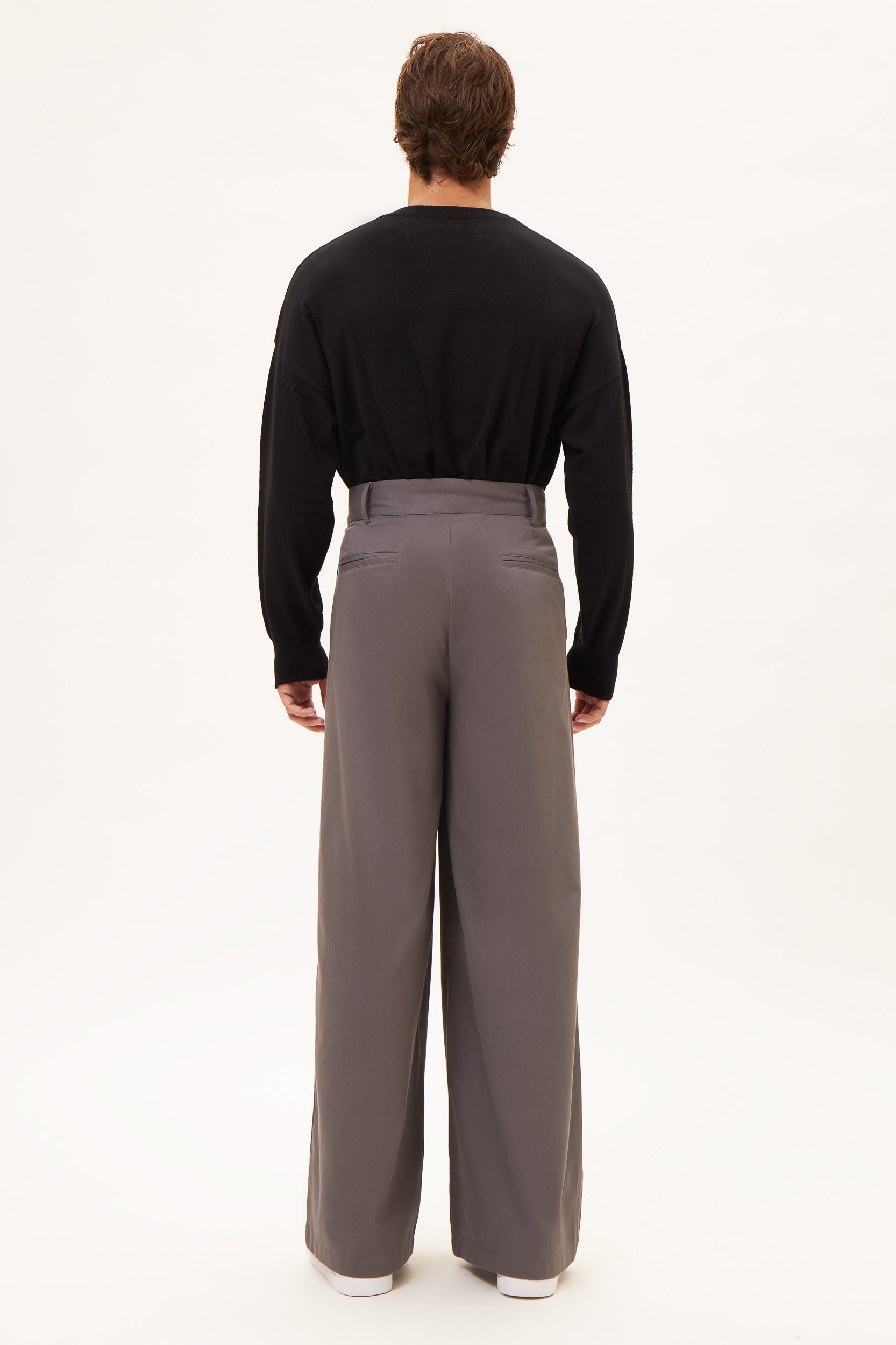 AOS Wide-Leg Trousers Grey