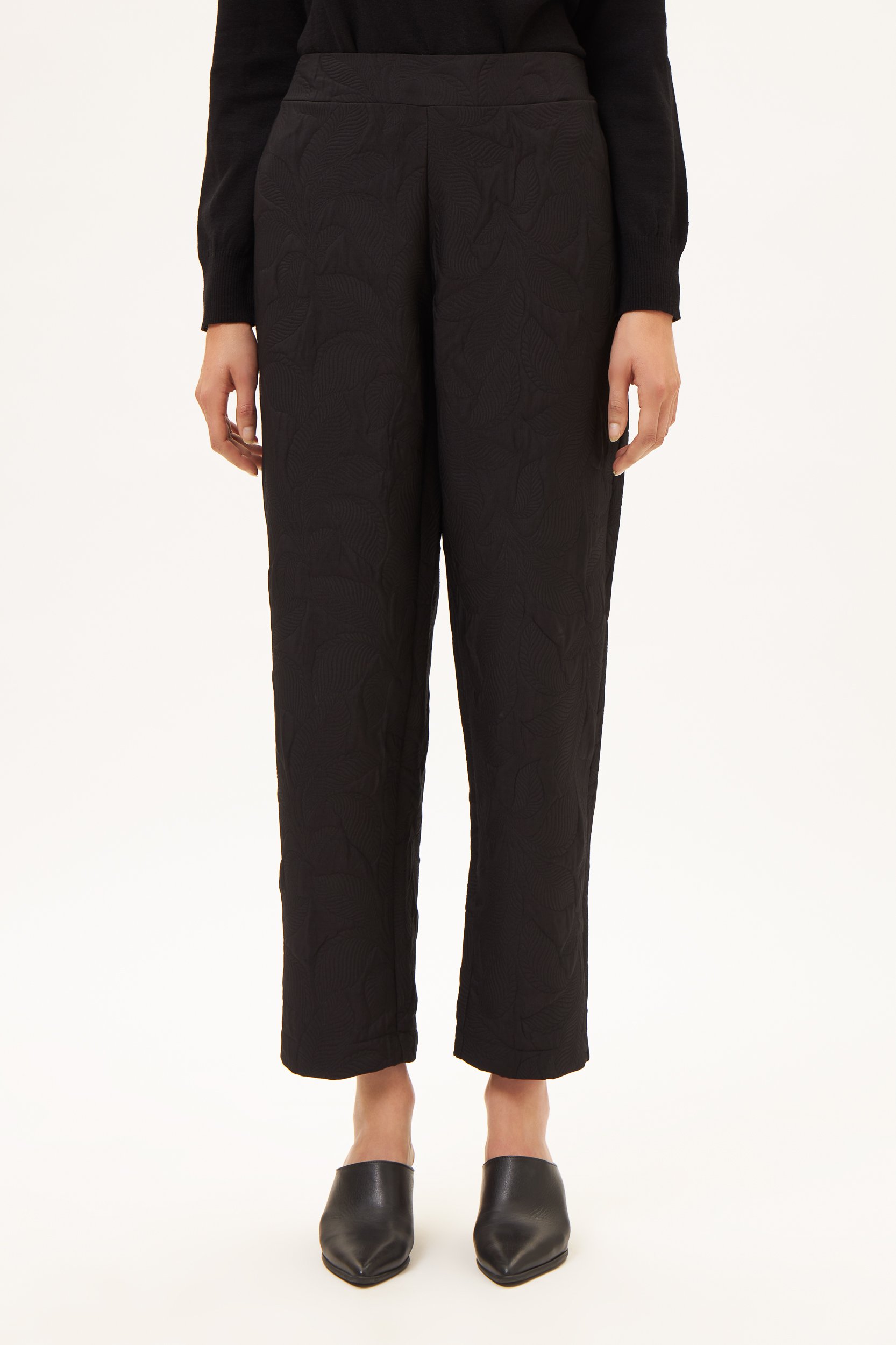 AOS Ζακάρ παντελόνι σε ίσια γραμμή μαύρο