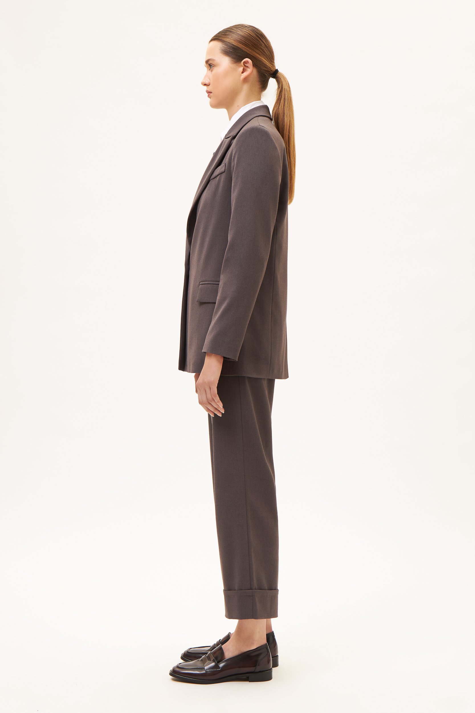 AOS Κλασικό σακάκι γκρι