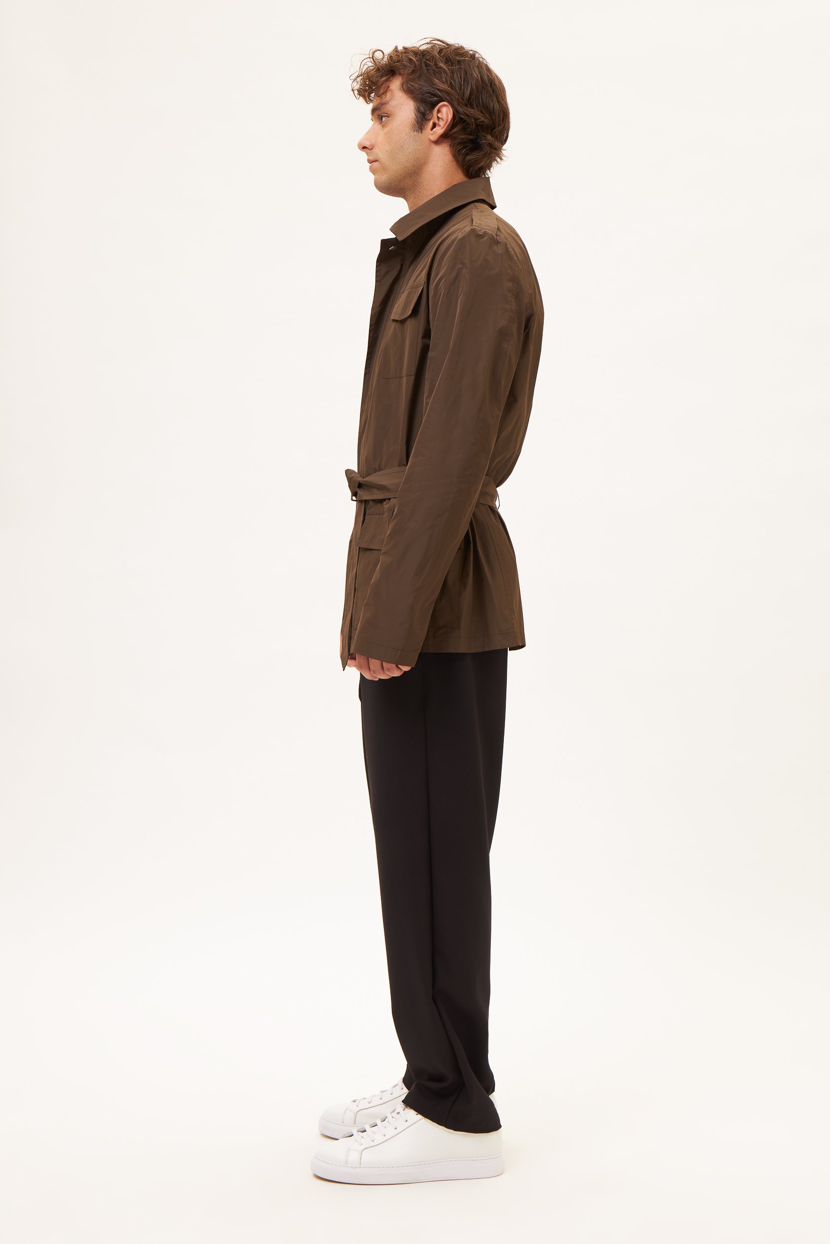 AOS Αντιανεμικό τζάκετ καφέ