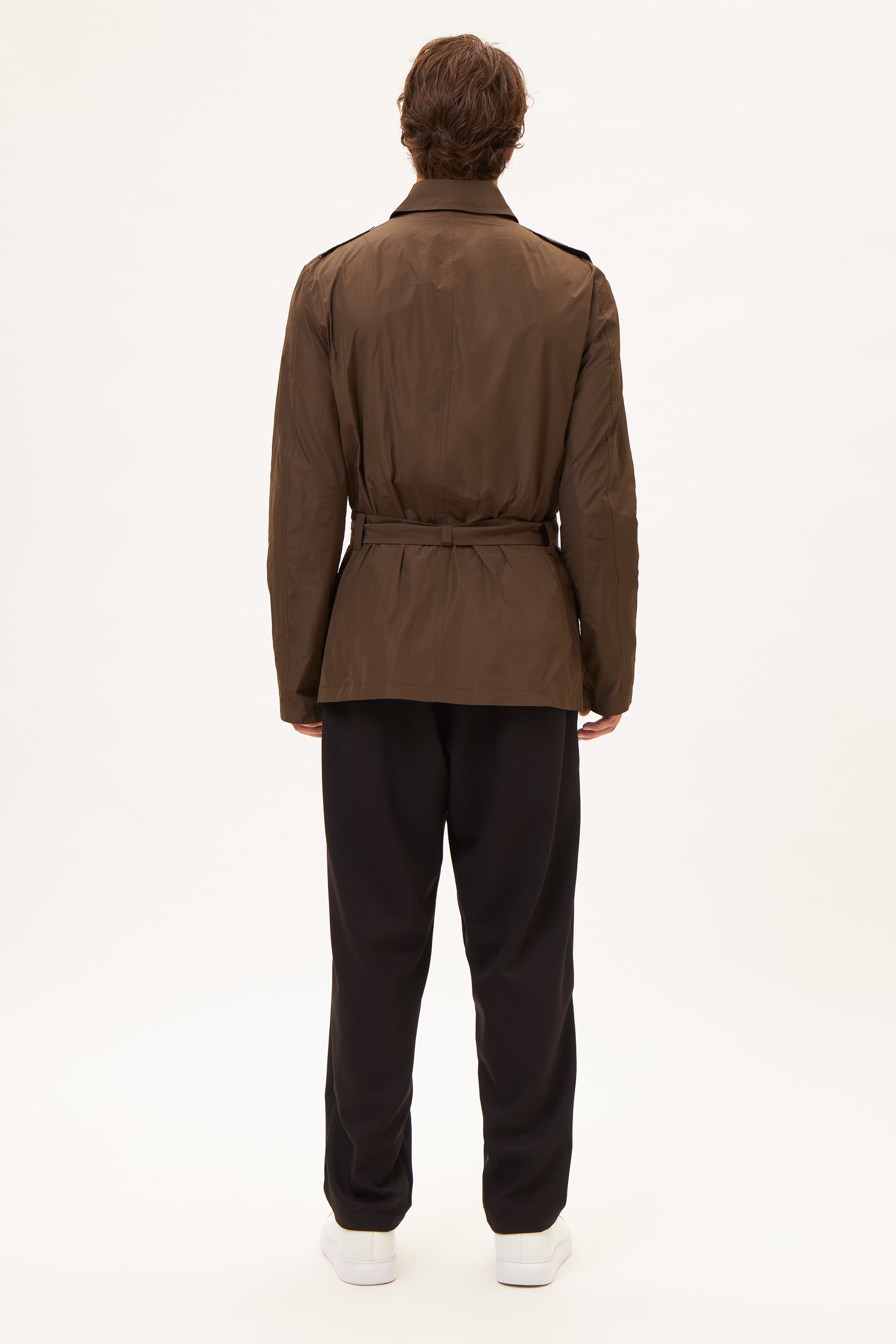 AOS Αντιανεμικό τζάκετ καφέ