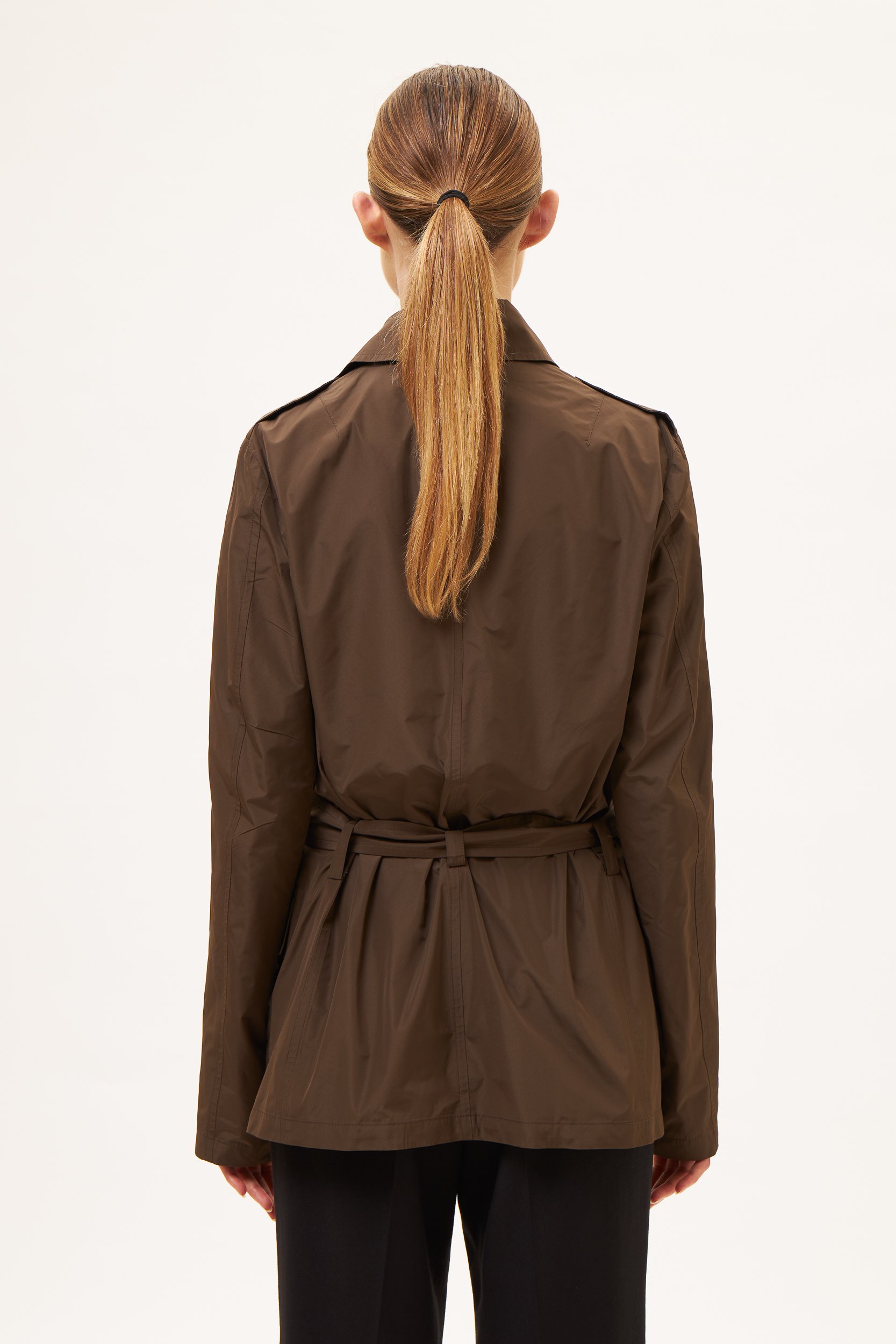 AOS Αντιανεμικό τζάκετ καφέ