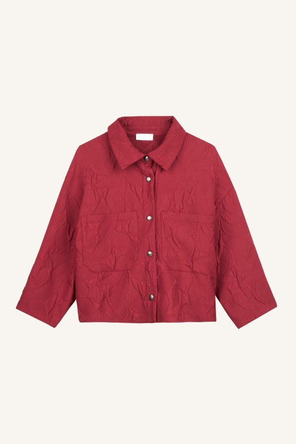 Ζακάρ τζάκετ μπορντό