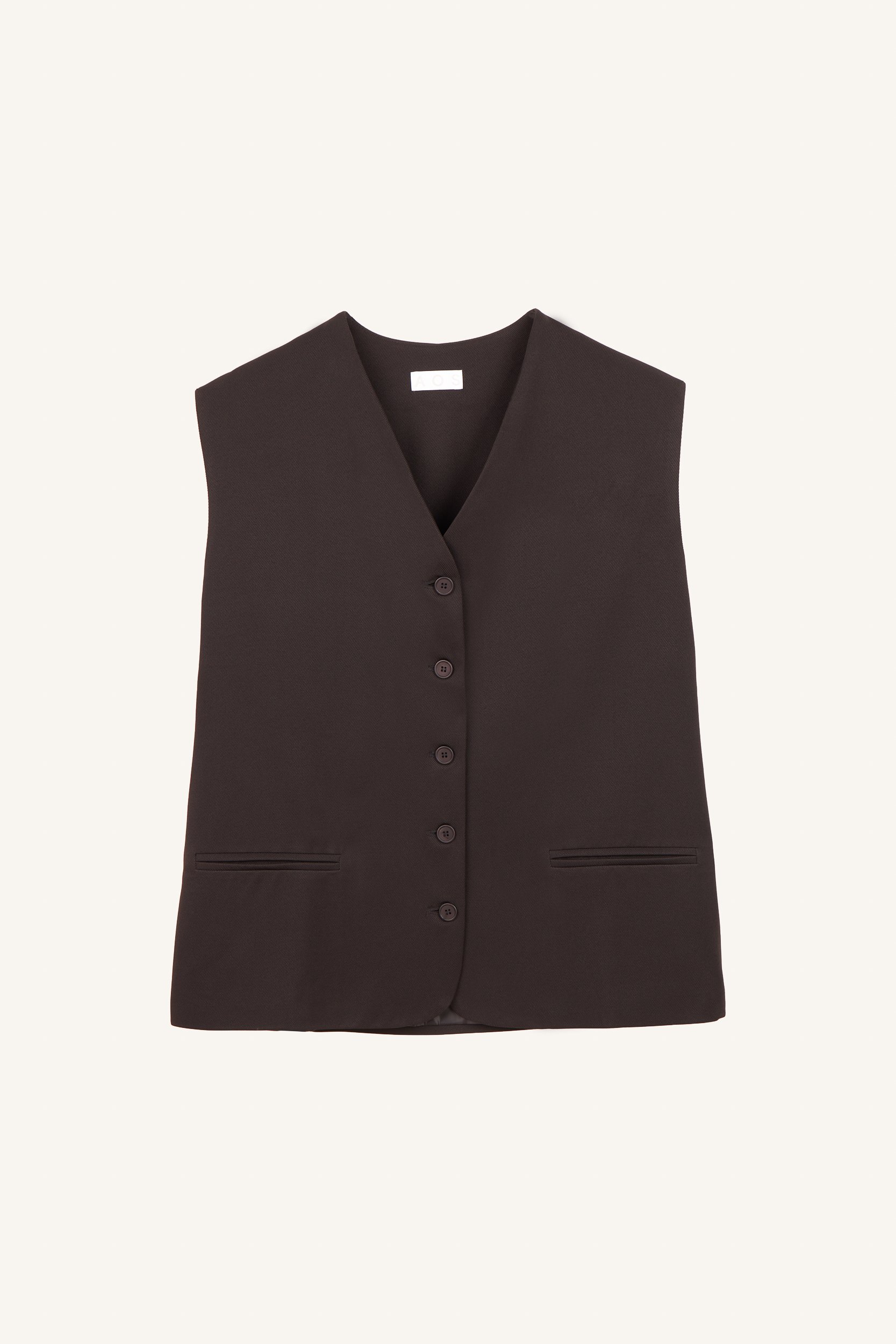 AOS Straight-Cut Vest Black
