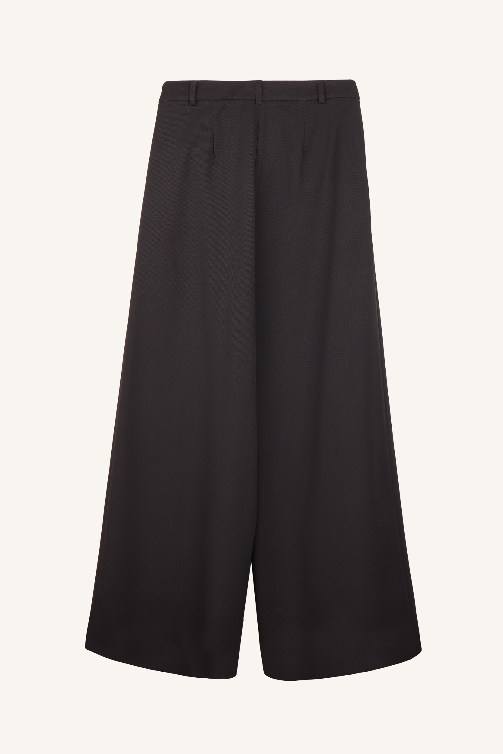 AOS Παντελόνα με φαρδιά μπατζάκια μαύρη