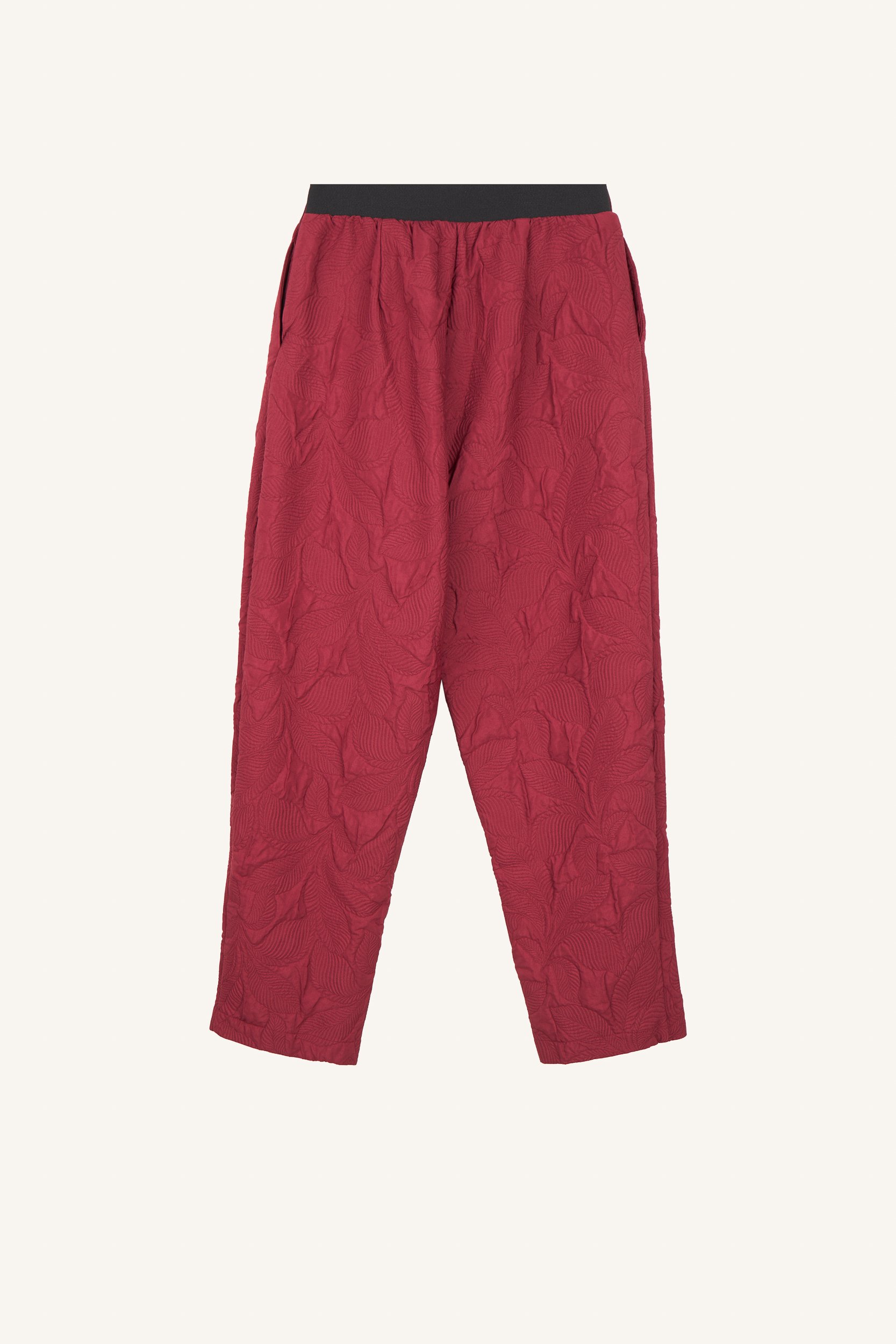 AOS Ζακάρ παντελόνι σε ίσια γραμμή μπορντό