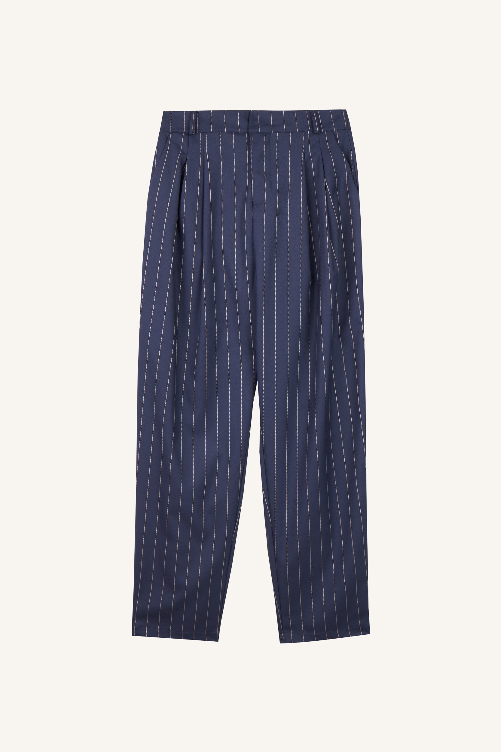 AOS Ριγέ παντελόνι σε ίσια γραμμή μπλε