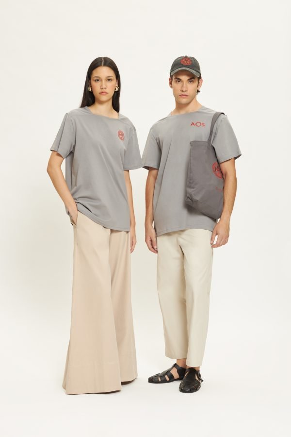 Monogram Unisex T-Shirt Grey