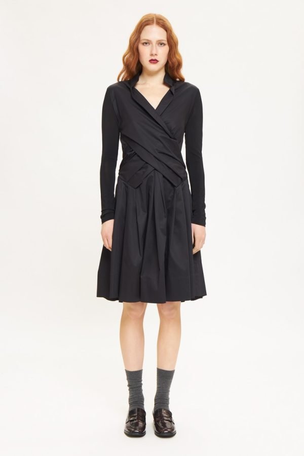 Σταυρωτό πουκαμισοφόρεμα