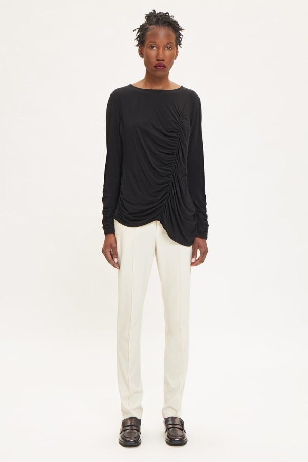 Τοπ με πλαινά πλισέ